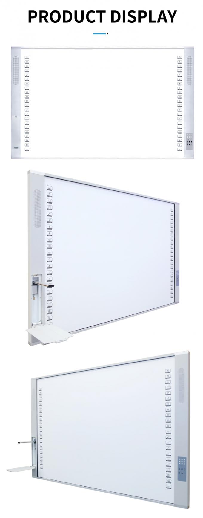 Tabla blanca portátil interactiva de 96 pulgadas con proyector láser 10