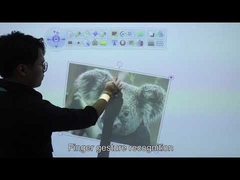 Soporte de montaje para proyector blanco de fábrica, brazo de proyector de aleación de aluminio para montaje en pizarra blanca