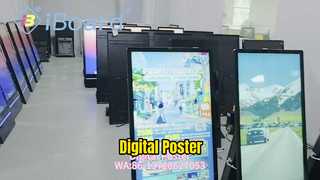 Reproductor multimedia para interiores y exteriores con póster digital