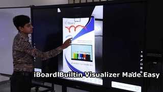 Visulizador incorporado para pantalla plana interactiva iBoard