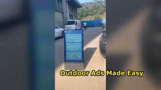 Señalización digital portátil para exteriores iBoard