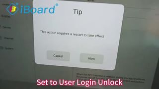 Función NFC en tableros de reuniones inteligentes