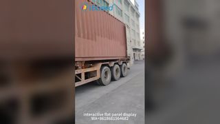 Producción y envío de pizarra interactiva iBoard