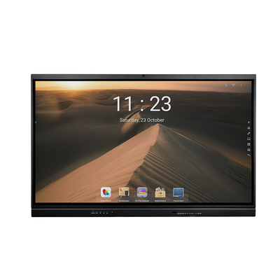 Pantalla táctil elegante Android 11 de la pantalla plana interactiva 65 con la leva Mic de OPS