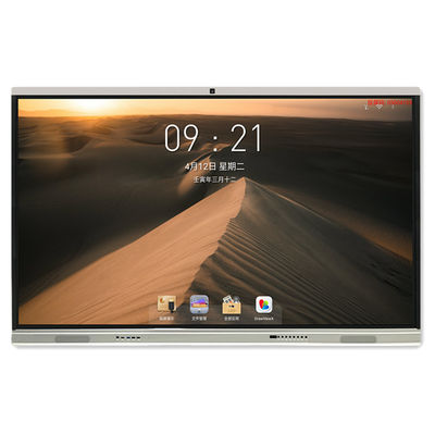 Pantalla táctil elegante Android 11 de la pantalla plana interactiva 65 con la leva Mic de OPS