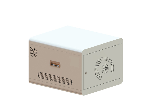 Gabinete de carga de carga de carga de IPad del almacenamiento de la cámara acorazada del carro de punto dos de la carretilla inalámbrica pública de la cerradura