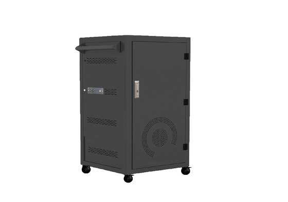 Gabinete de carga de carga de carga de IPad del almacenamiento de la cámara acorazada del carro de punto dos de la carretilla inalámbrica pública de la cerradura