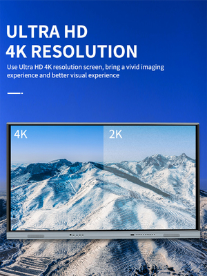 86 pulgadas Todo en un ordenador Interactivo pantalla táctil Smart TV monitores de visualización Equipos para la enseñanza y la reunión