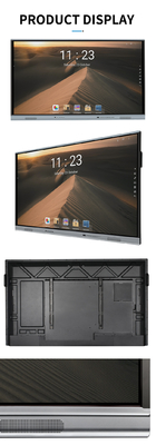 86 pulgadas Todo en un ordenador Interactivo pantalla táctil Smart TV monitores de visualización Equipos para la enseñanza y la reunión