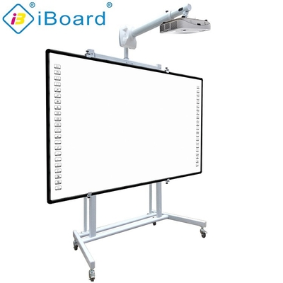 Tacto multi Whiteboard interactivo de la serie de la escuela T 10 puntos color plata con programas informáticos educativos
