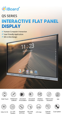 50001 Relación de contraste Goolge EDLA certificado Android 13 IR Display táctil interactivo de pizarra pantalla táctil