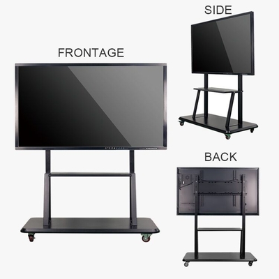 55" 86" Interactivo tablero blanco Stand 200KGS con estándar VESA fácil de usar e instalar