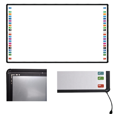 86 pulgadas Interactivo Tablero Blanco Smart TV Monitors Tablero con proyector para la escuela