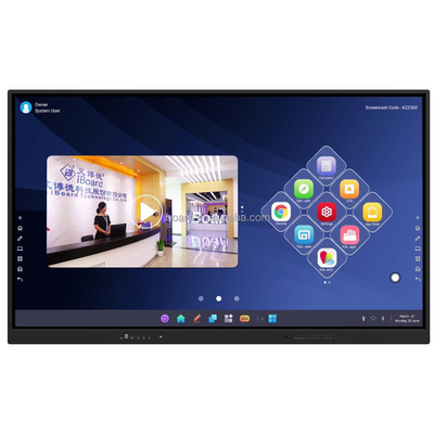 65 pulgadas de Iboard Whiteboard interactivo ennegrecen 16/9 de los tableros interactivos