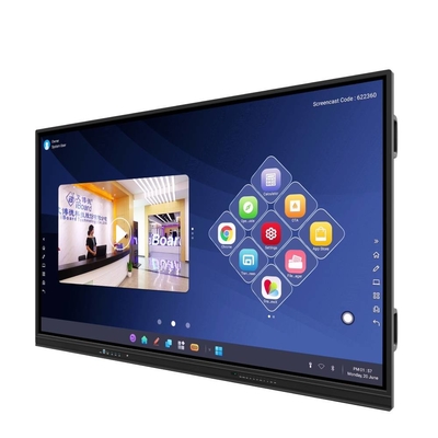 Muilty Touch 86 pulgadas Iboard Interactivo Tablero Blanco Todo en un solo monitor táctil Android 8.0 versión