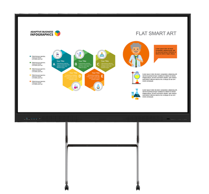 Display interactivo VON-ID8624 para entrenamiento en el aula escolar con cámara