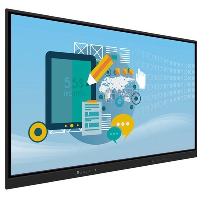 Monitor de pantalla táctil interactivo de 86 pulgadas Android 13 4+32G 50 puntos táctiles Pantalla de luz de fondo para la oficina escolar