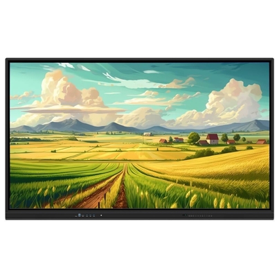 55 65 75 86 pulgadas IR Interactivo Tablero blanco 4K Panel táctil PC TV Android OPS Display Para la reunión de educación