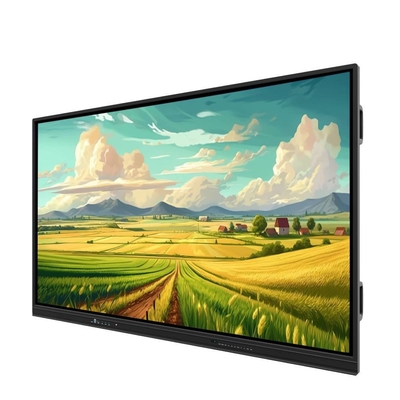 55 65 75 86 pulgadas IR Interactivo Tablero blanco 4K Panel táctil PC TV Android OPS Display Para la reunión de educación