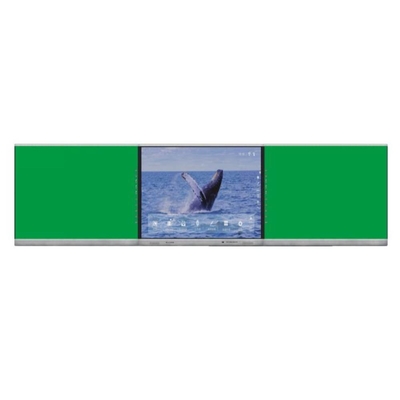 Tabla negra inteligente 75 86 98 pulgadas Blanco Black Green Android Win Sistema dual pantalla de panel táctil para la universidad