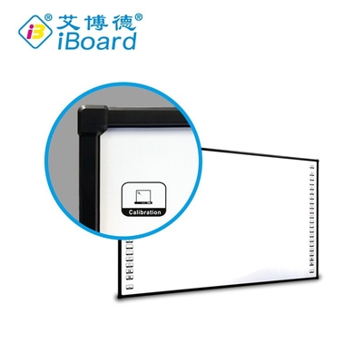 Tabla de proyector interactivo de tamaño personalizado de 82 a 120 pulgadas con toque de dedos Smart Board PC Tabla blanca conectada USB