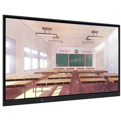 Panel plano interactivo de 98 pulgadas 65/ 86 /75 pulgadas Tablas interactivas 4K con micrófono de matriz opcional