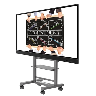 Tabla blanca interactiva de LED 65/75/86/105/110 pulgadas de dedo Electrónica con pantalla táctil múltiple Sala de reuniones con pantalla LCD inteligente