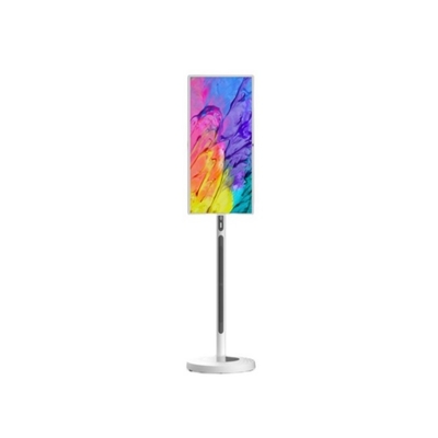 Televisión portátil de 22-32 pulgadas en pantalla táctil de pie en la célula Smart Android pantalla inalámbrica Batería incorporada