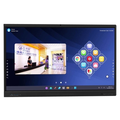 350cd/M2 pantalla plana interactiva Whiteboard 75 pulgadas para la educación de enseñanza con los atajos