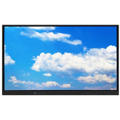 Monitor de pantalla táctil interactivo 55 65 75 86 98 110 pulgadas 3840*2160 4K cámara micrófono transcreen Android 13 OPS todo en uno