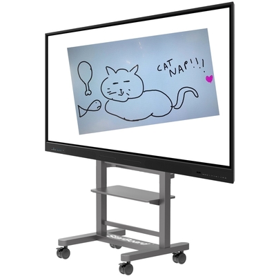 350cd/M2 pantalla plana interactiva Whiteboard 75 pulgadas para la educación de enseñanza con los atajos