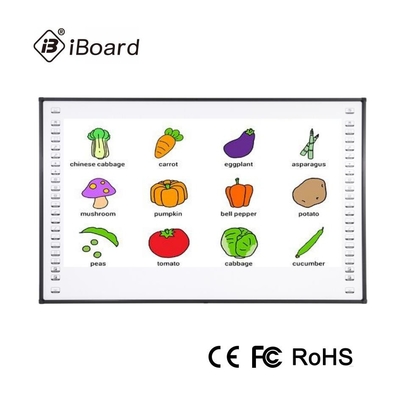 84/87/92/98 10 pulgadas puntos infrarrojos Dedo multi toque Interactivo Electrónico Whiteboard Smart Board para la enseñanza