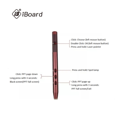 Micro USB Intelligent Pen 2.4GHz RF inalámbrico para el panel táctil interactivo