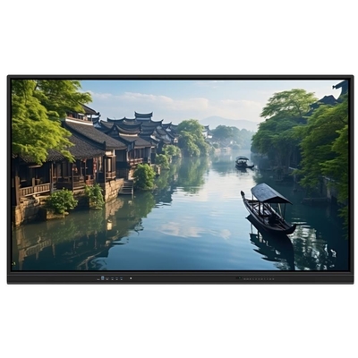 Vidrio templado antirreflejo de 86 pulgadas panel táctil pantalla de infrarrojos tablero táctil multifuncional con tablero de PC