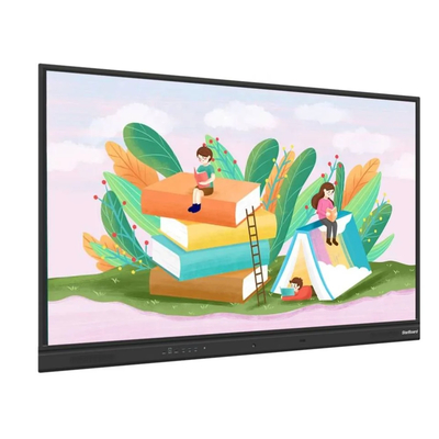 65 75 86 pulgadas 4K Ultra HD Windows OS Smart Board Pantalla LCD montada en la pared con soporte móvil