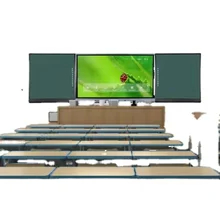 Tabla negra interactiva avanzada con reconocimiento facial de voz, pantalla DLED multi toque y monitor de pizarra para enseñanza