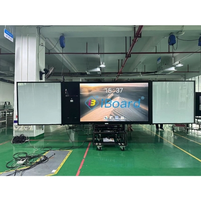 Tablero interactivo grabable con altavoces incorporados Compartición de pantalla trasera y teclas de acceso rápido