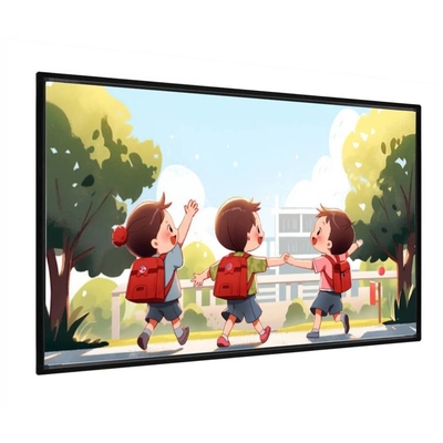 Infrarrojo Multi-Touch 10 puntos de escritura Tipo de bolígrafo Interactivo Tablero blanco para conferencias Niños de primaria USB 82 pulgadas