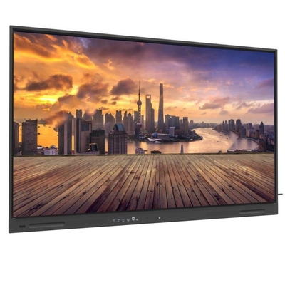 Display de panel táctil interactivo de 65 pulgadas Android 11/13 20 Conexión de computadora portátil con toque para enseñanza