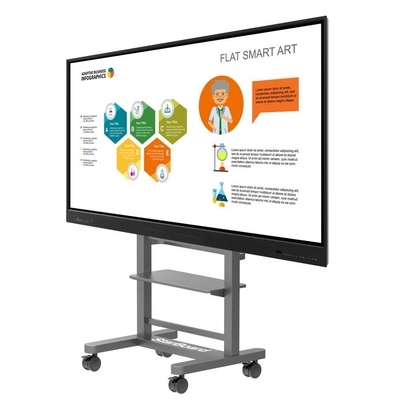 Pantalla táctil interactiva 4000:1 20 puntos táctiles 98 105 pulgadas PC Android Todo en uno placas de Smart TV para el hogar