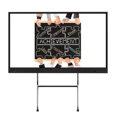 Pantalla táctil interactiva 4000:1 20 puntos táctiles 98 105 pulgadas PC Android Todo en uno placas de Smart TV para el hogar