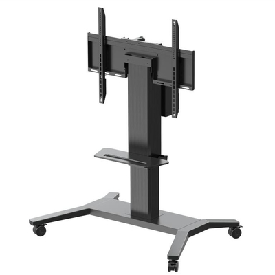 Televisión móvil montaje de pared ajuste de altura de la TV Carro de televisión soportes del tranvía para 65 "-86" profesional de movimiento completo