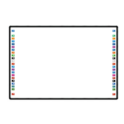 Tarjeta USB interactiva de 82 pulgadas con 2 mm de precisión de montaje en pared Instalación / reconocimiento de gestos