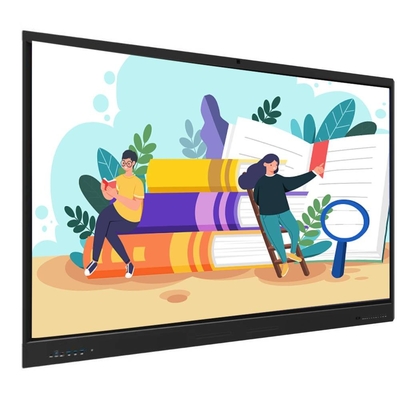65 75 86 pulgadas ELDA certificado por Google AC 100 240 V LED pantalla táctil con USB HDMI TYPE-C puerto para la oficina de educación