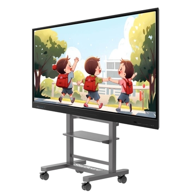 Android 13 LED Interactivo Tabla blanca 40 Puntos táctiles 86 pulgadas Smart TV Displays con WIFI BT HOTPOT para la enseñanza escolar