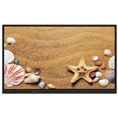 Tabla inteligente interactiva de panel plano multi-toque con resolución 4K y sistema dual Android / Windows para educación y negocios