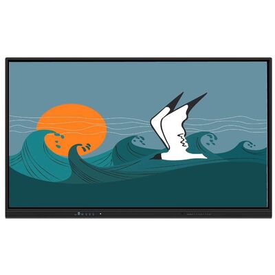 86 pulgadas niños Interactivo pantalla táctil Monitor Android 13 20 puntos pantalla compartida Wifi 6 BT 5 Regonización de escritura a mano