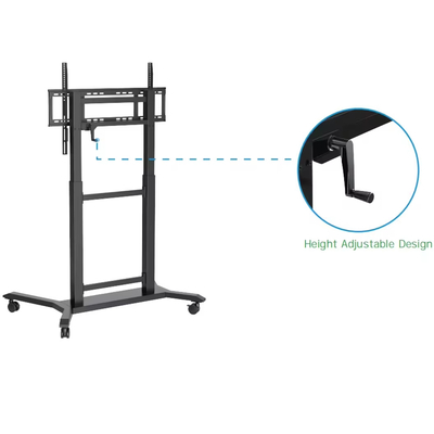 55" 86" Interactivo tablero blanco Stand 200KGS con estándar VESA fácil de usar e instalar
