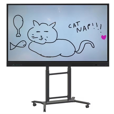 Nuevo estilo soporte electrónico de piso soportes de televisión inteligente ajustables soportes móviles móviles montajes de tranvía y carros