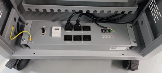 Carga de CA CE Carga de CA y USB Tipo A Tipo C Almacenamiento de bóveda Ipad Carro de carga móvil gabinete de carga con ruedas